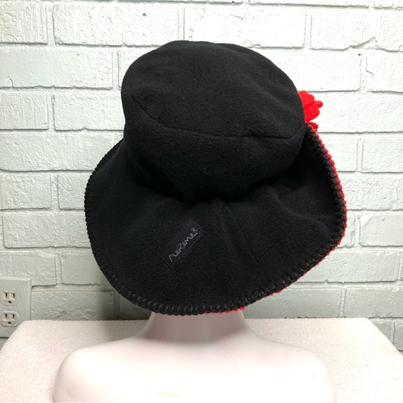 Marama Vintage Red And Black Felt Floppy Hat - Picture 4 of 14